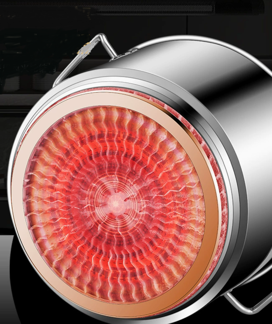 201 Stainless Steel Energy-Saving cooking Pot (Gas Stove Only)