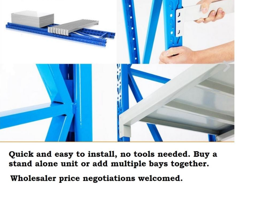 Shelving unit 1.5m(L) x0.5m(W) x1.5m (H) 100kg per shelf, 400kg capacity Free Delivery within Christchurch city (Copy)