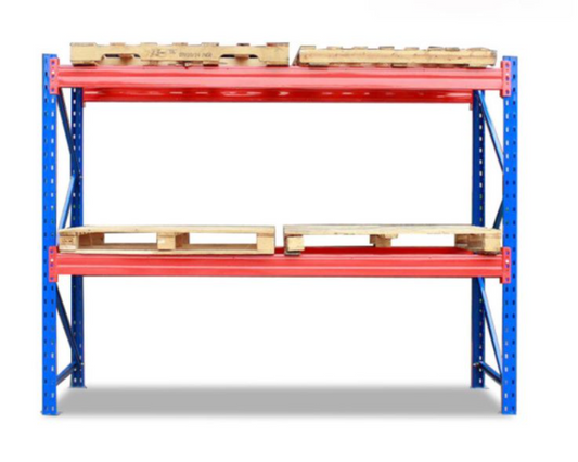 Warehouse/ Storage Pallet rack 2000KG 1 bay unit 2 Levels 2.4m L x0.9mD x 2.5m H