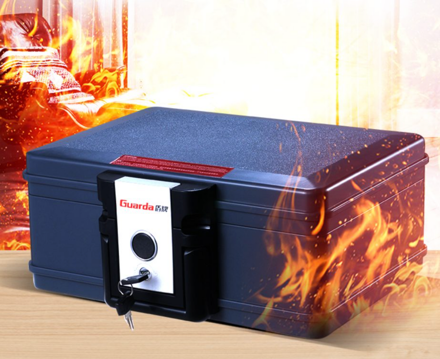 Safe / document box, fire and water proof super high quality 8.2kg