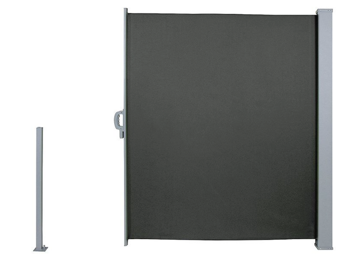 Retractable awning in Black or Dark grey - Multiple sizes available