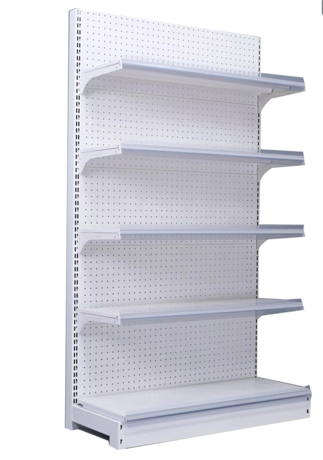 Single-Sided Retail Display Shelf for Dairy or Supermarkets