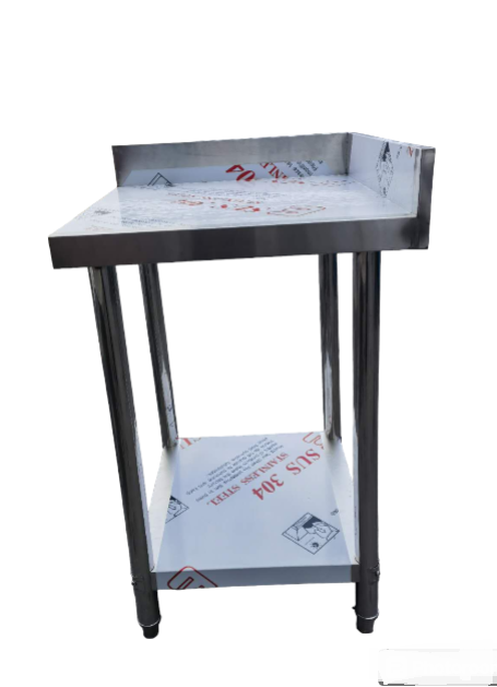 Kitchen Corner workbench stainless splash back, Multiple sizes available