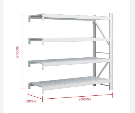 HD Additional Bay Heavy Duty Shelving 2m(L)x0.5m(W)x2m(H)