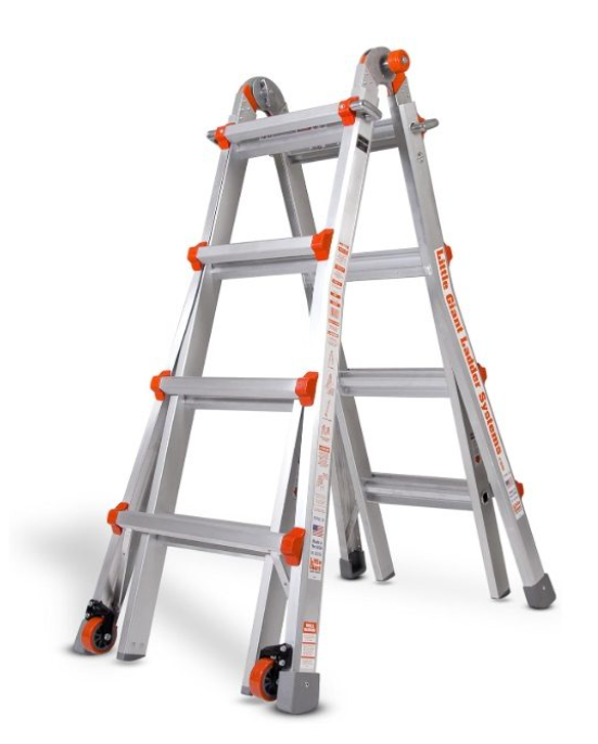 Little Giant Ladder Systems 4 step 10102LG 300-Pound Duty Rating Multi-Use Ladder