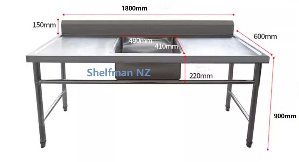 Stainless steel sink, sinks, shelfman