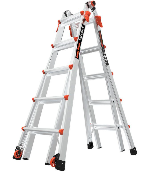 Little Giant Ladder, Velocity with Wheels, M17, 17 Ft