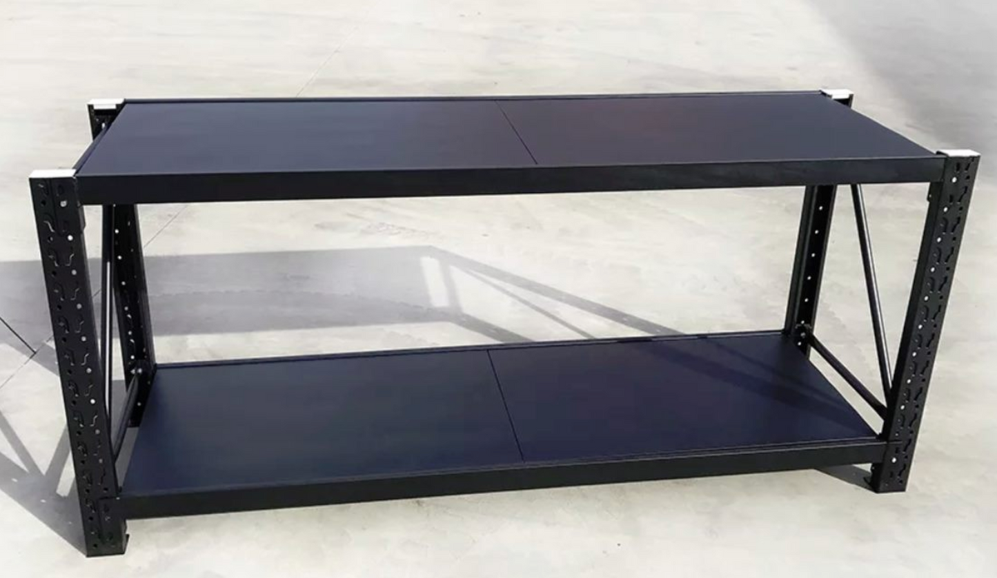 Workbench 2m L x0.6m D x1m H 300kg carry capacity per shelf