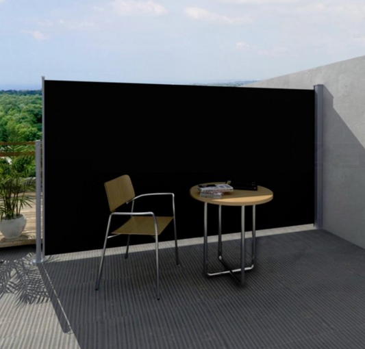 Retractable awning in Black or Dark grey - Multiple sizes available