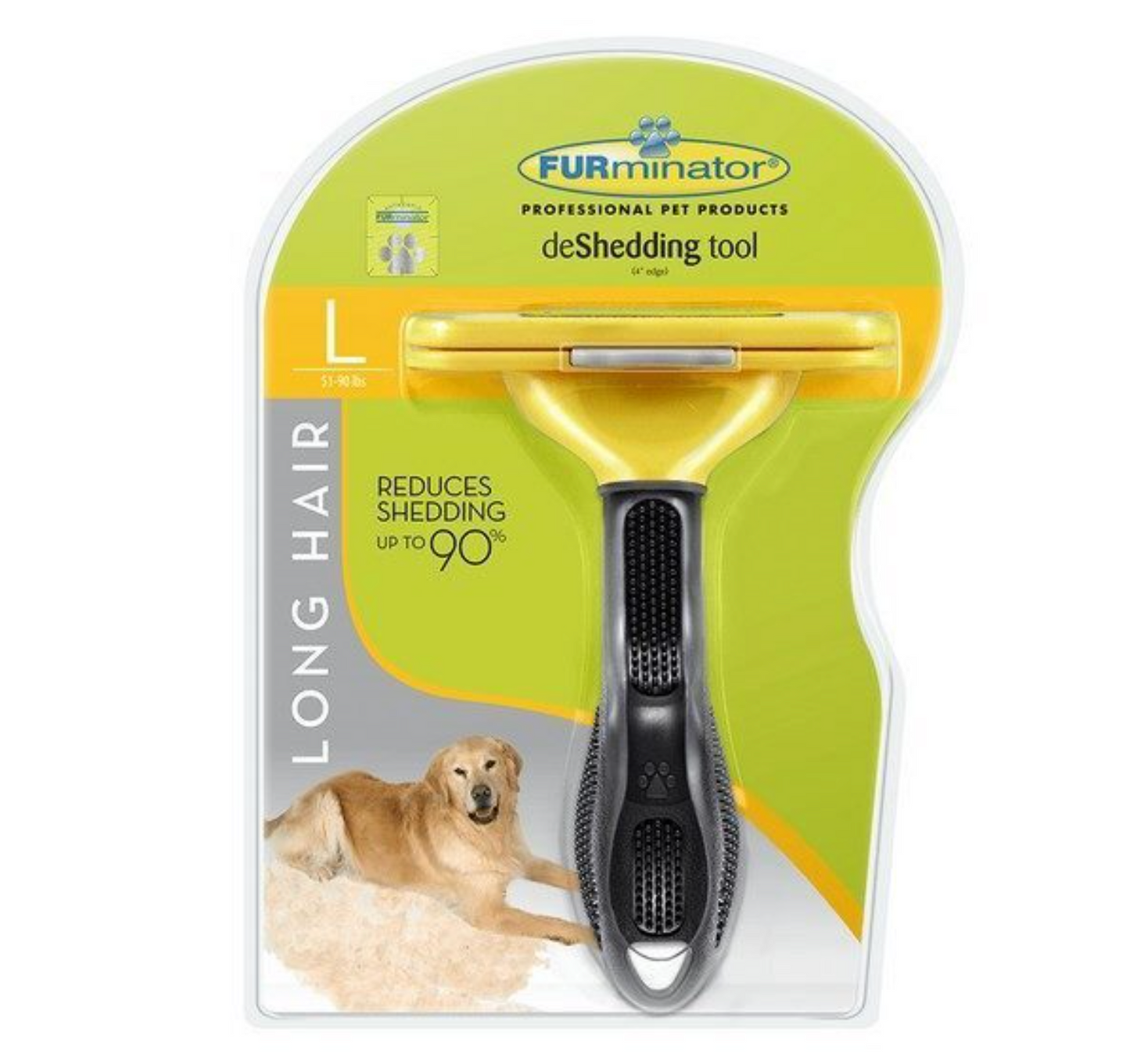 Furminator deshedding tool for large / long hair dogs (10cm edge)