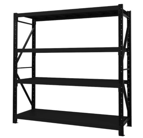 Shelving unit 2.0m(L) x0.5m(W) 2.0m (H) 100kg per shelf, 400kg capacity Free Delivery