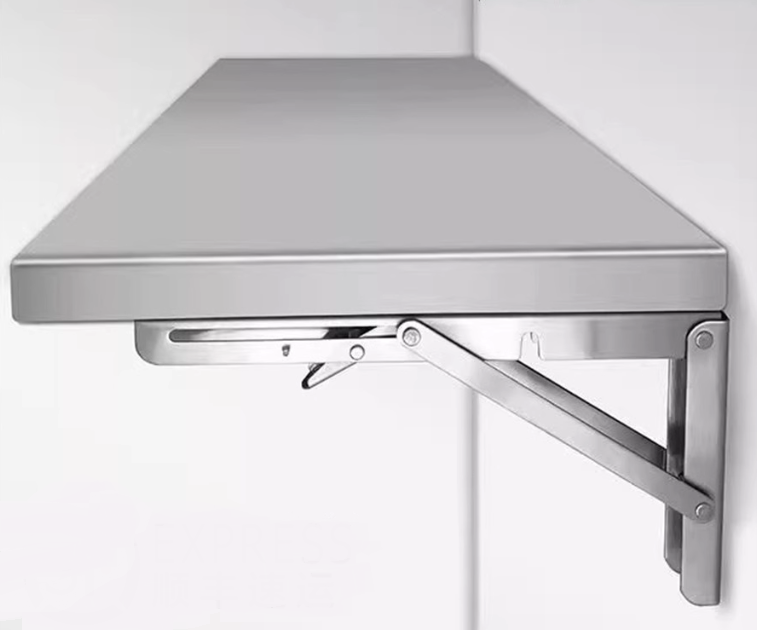 Foldable 201 Stainless Steel Wall Shelf - Multiple sizes available