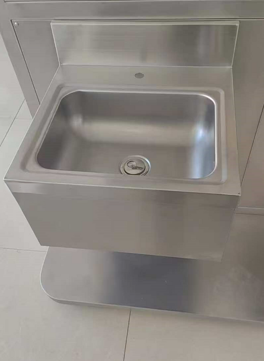 Stainless steel Hand washing basin 250mm x 410mm