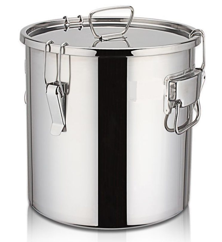 Stock pot stainless steel with latch-able sealed lid - Multiple sizes ...