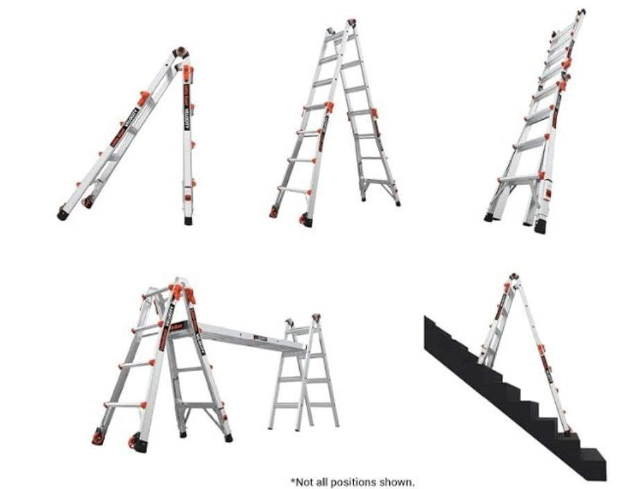 Little Giant Ladder, Velocity with Wheels, M17, 17 Ft