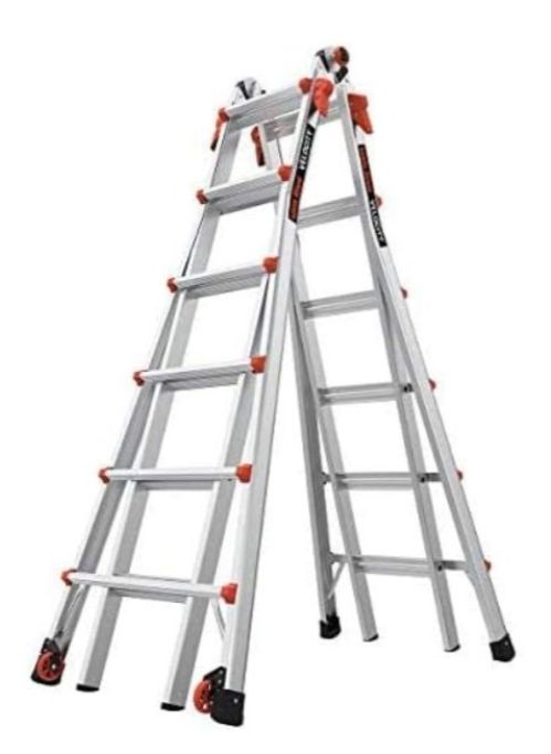 Little Giant Ladder, Velocity with Wheels, M17, 17 Ft